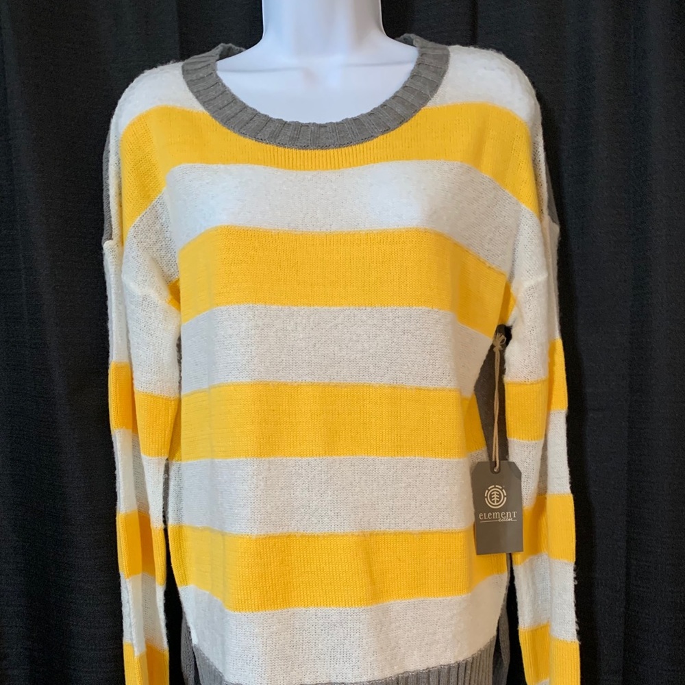 NWT Element Striped Sweater